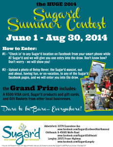 HUGE Sugar's Summer Contest