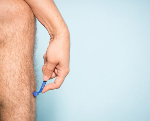 male body hair removal sugared